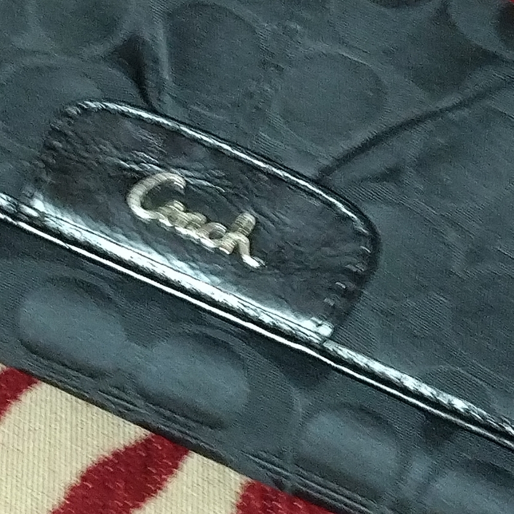 Coach Black Signature Women's Wallet
